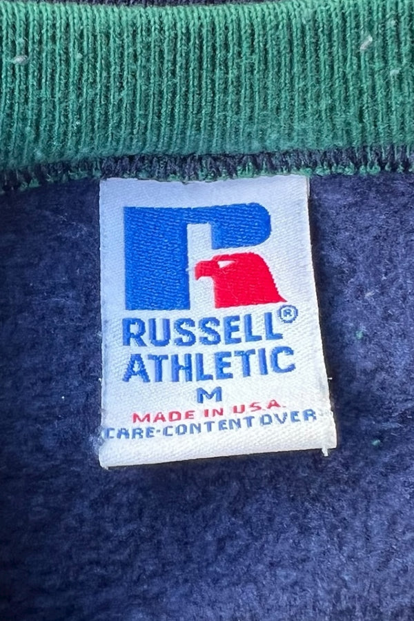 MADE IN USA 90'S BICOLOR SWEATSHIRT / NAVY [SIZE: M USED]