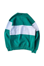 画像をギャラリービューアに読み込む, MADE IN USA 90'S BICOLOR SWEATSHIRT / GREEN [SIZE: M USED]
