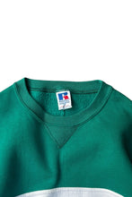 画像をギャラリービューアに読み込む, MADE IN USA 90'S BICOLOR SWEATSHIRT / GREEN [SIZE: M USED]
