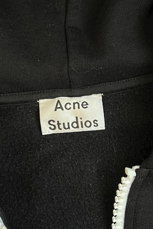 ZIP HOODIE SWEATSHIRT / BLACK [SIZE: M USED]