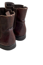 画像をギャラリービューアに読み込む, MADE IN ITALY LEATHER SIDE GORE BOOTS / BROWN [SIZE: 7 (27cm相当) USED]
