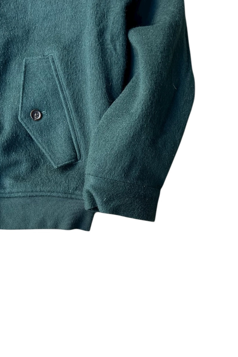90'S WOOL HARRINGTON JACKET / GREEN [SIZE: M USED]