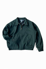 画像をギャラリービューアに読み込む, 90&#39;S WOOL HARRINGTON JACKET / GREEN [SIZE: M USED]
