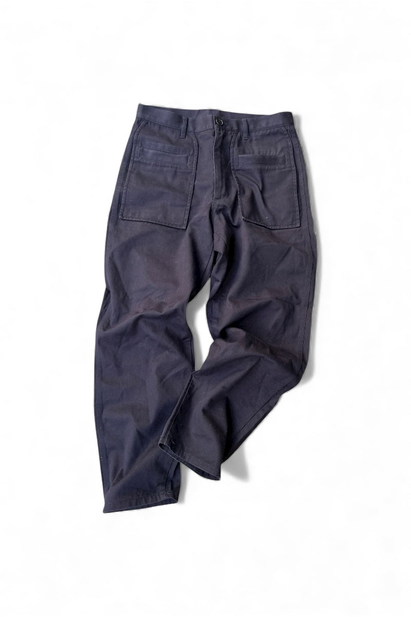 MADE IN FRANCE 15SS WORK PANTS / BLACK [SIZE: XS USED]