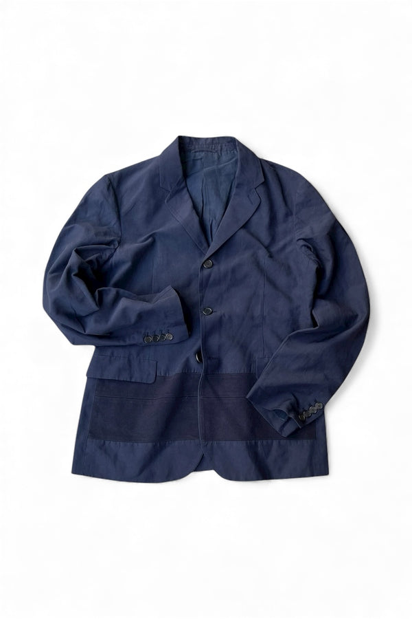 MADE IN ITALY TAILORED JACKET / NAVY [SIZE: 50 USED]
