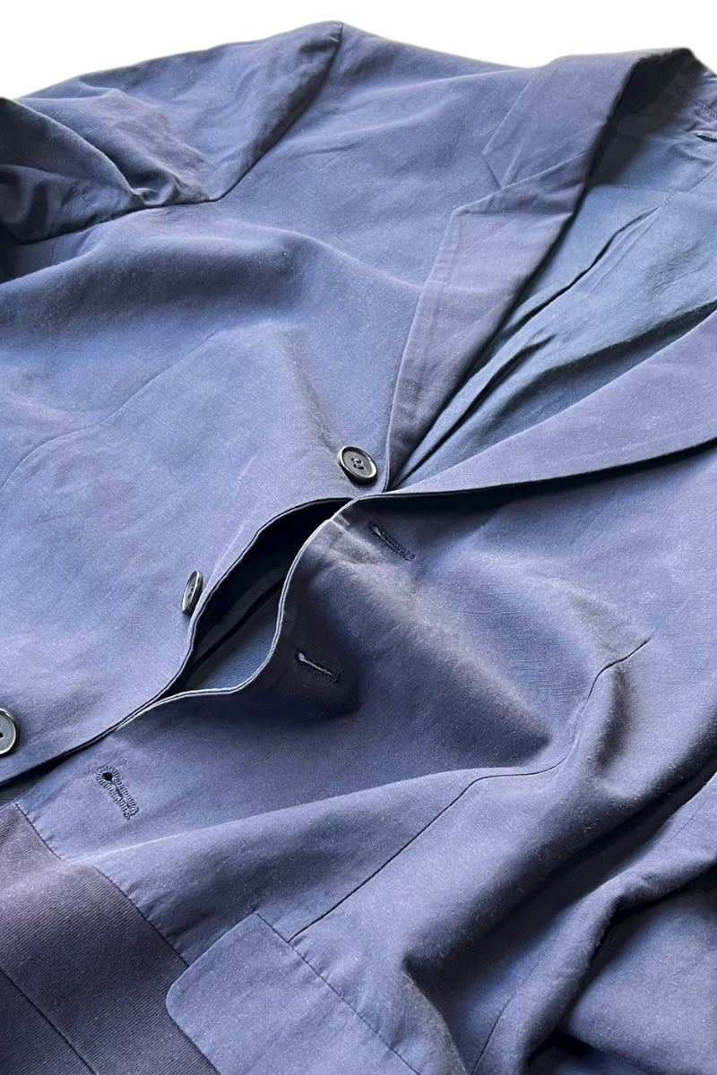 MADE IN ITALY TAILORED JACKET / NAVY [SIZE: 50 USED]