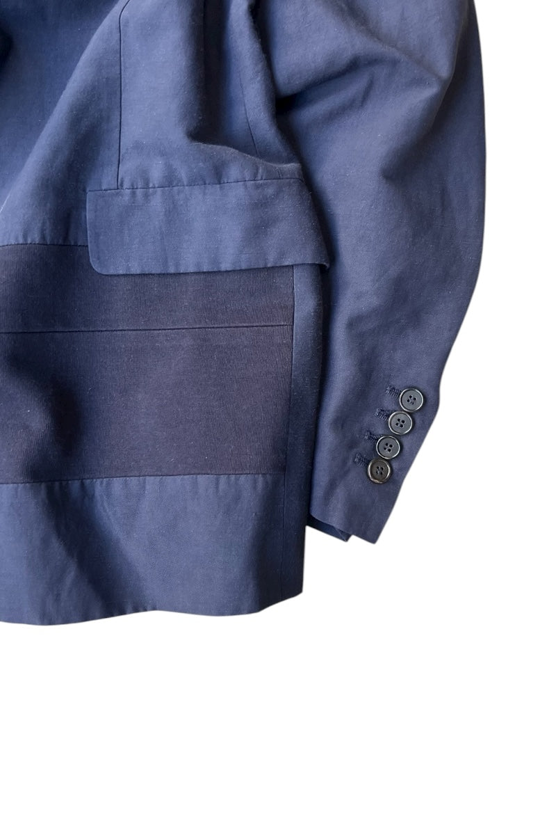 MADE IN ITALY TAILORED JACKET / NAVY [SIZE: 50 USED]