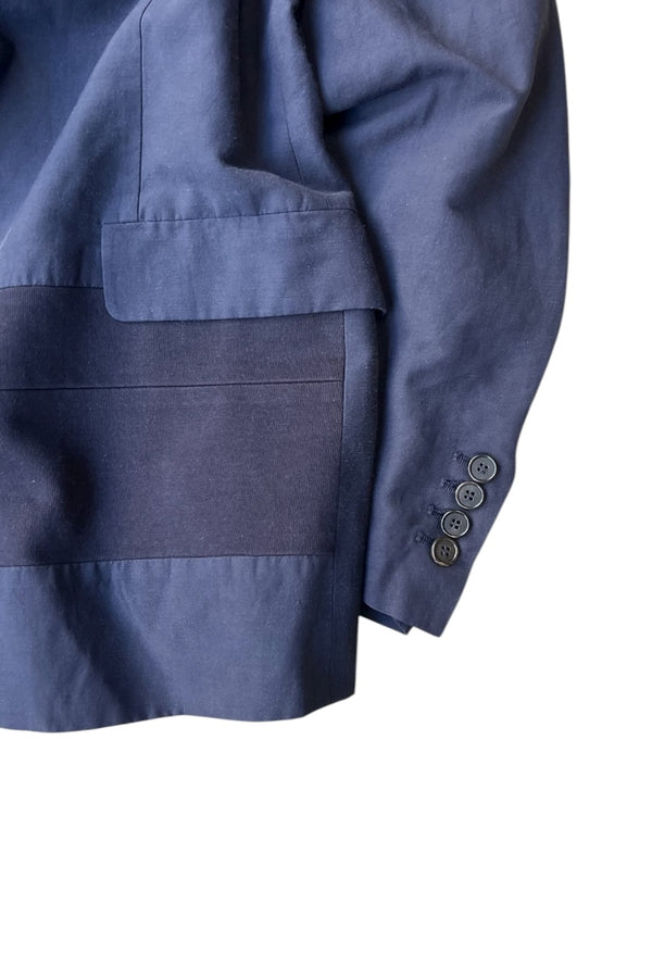 MADE IN ITALY TAILORED JACKET / NAVY [SIZE: 50 USED]