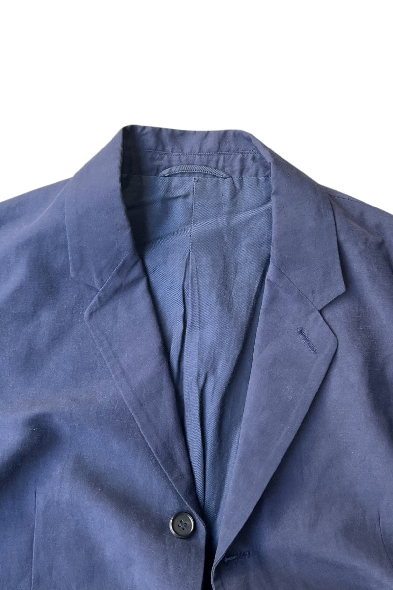 MADE IN ITALY TAILORED JACKET / NAVY [SIZE: 50 USED]