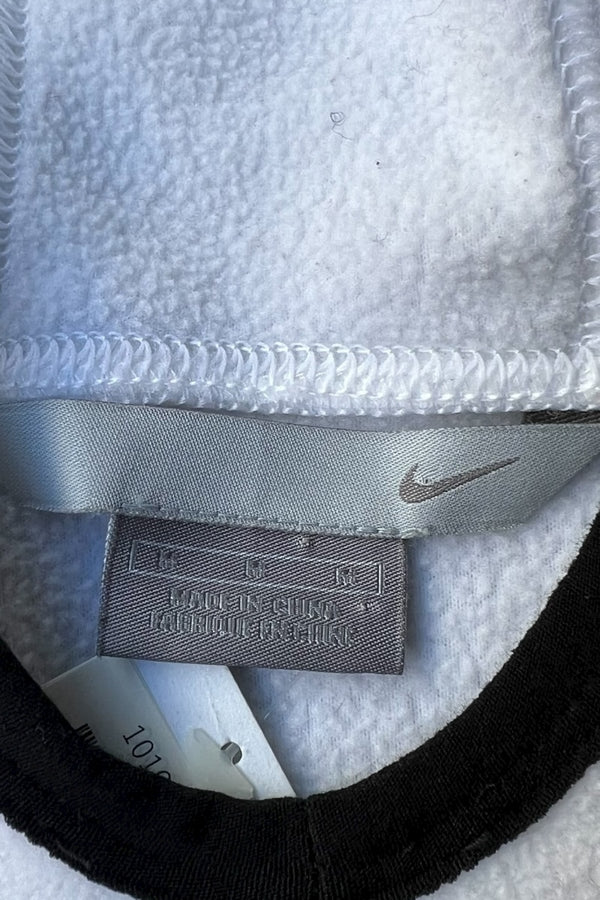 Y2K EARLY 00'S FLEECE HOODIE / WHITE [SIZE: M USED]