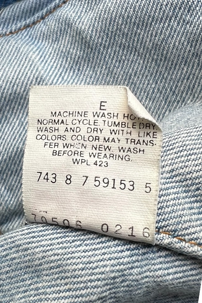 MADE IN USA 87'S 70506 0216 DENIM JACKET / INDIGO [SIZE: 42 USED]