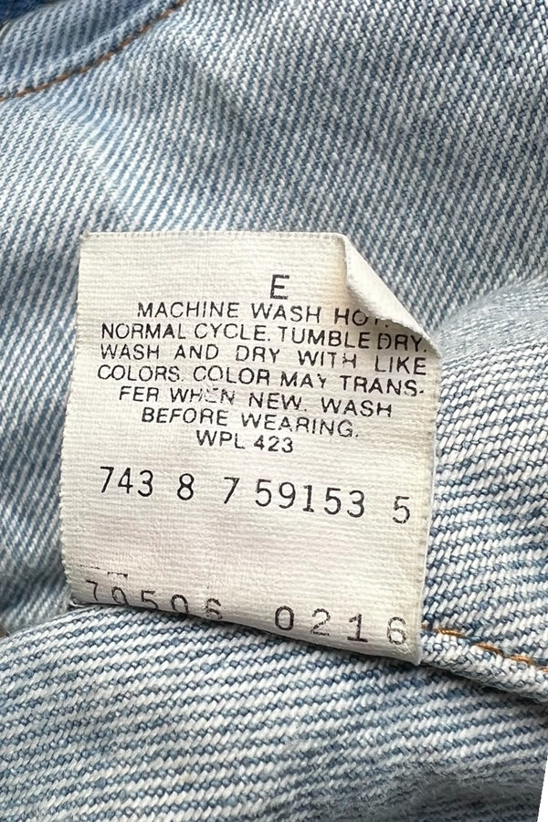 MADE IN USA 87'S 70506 0216 DENIM JACKET / INDIGO [SIZE: 42 USED]