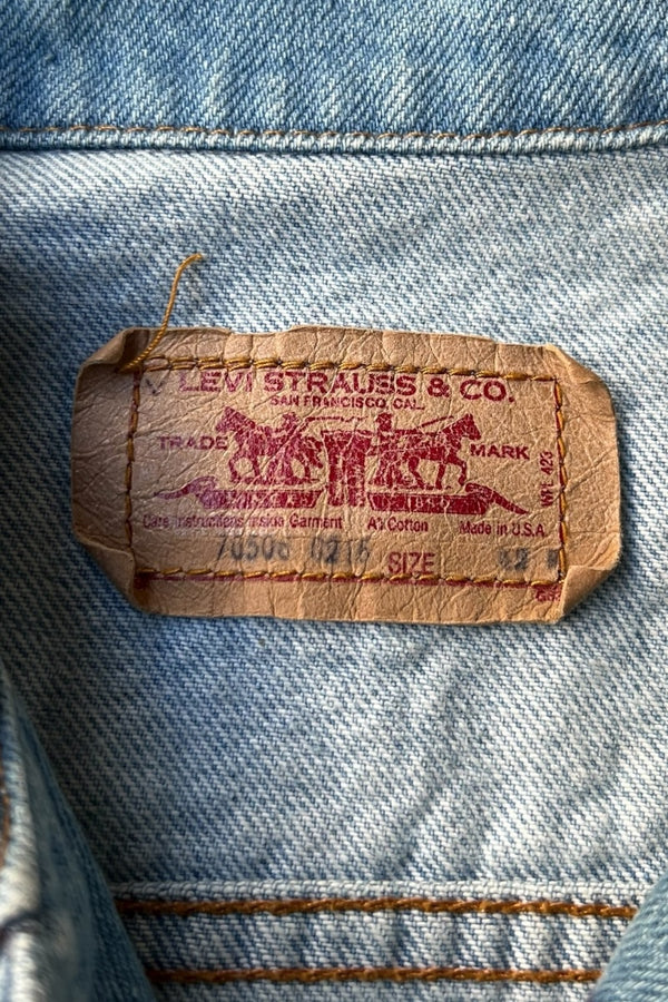 MADE IN USA 87'S 70506 0216 DENIM JACKET / INDIGO [SIZE: 42 USED]