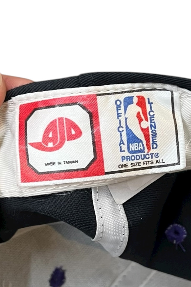 90's NBA UTAH JAZZ 6 PANEL CAP / BLACK [SIZE: ONE SIZE USED]