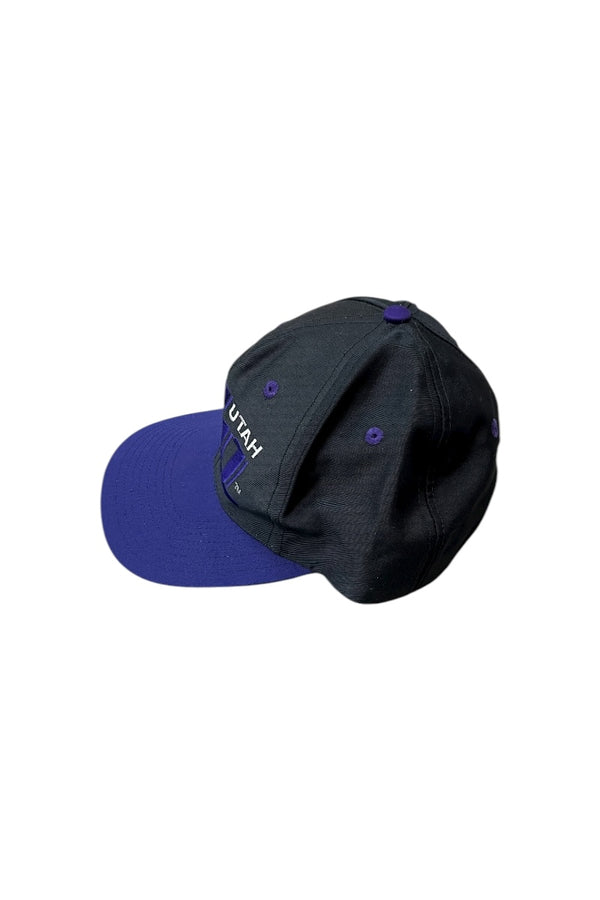 90's NBA UTAH JAZZ 6 PANEL CAP / BLACK [SIZE: ONE SIZE USED]