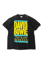 画像をギャラリービューアに読み込む, MADE IN USA 87&#39;S DAVID BOWIE MUSIC T-SHIRT / BLACK [SIZE: L USED]
