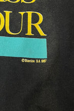 画像をギャラリービューアに読み込む, MADE IN USA 87&#39;S DAVID BOWIE MUSIC T-SHIRT / BLACK [SIZE: L USED]
