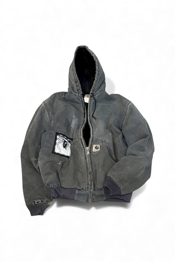 MADE IN USA 00'S CUSTOM ACTIVE JACKET USA model / GRAY [SIZE: S USED]