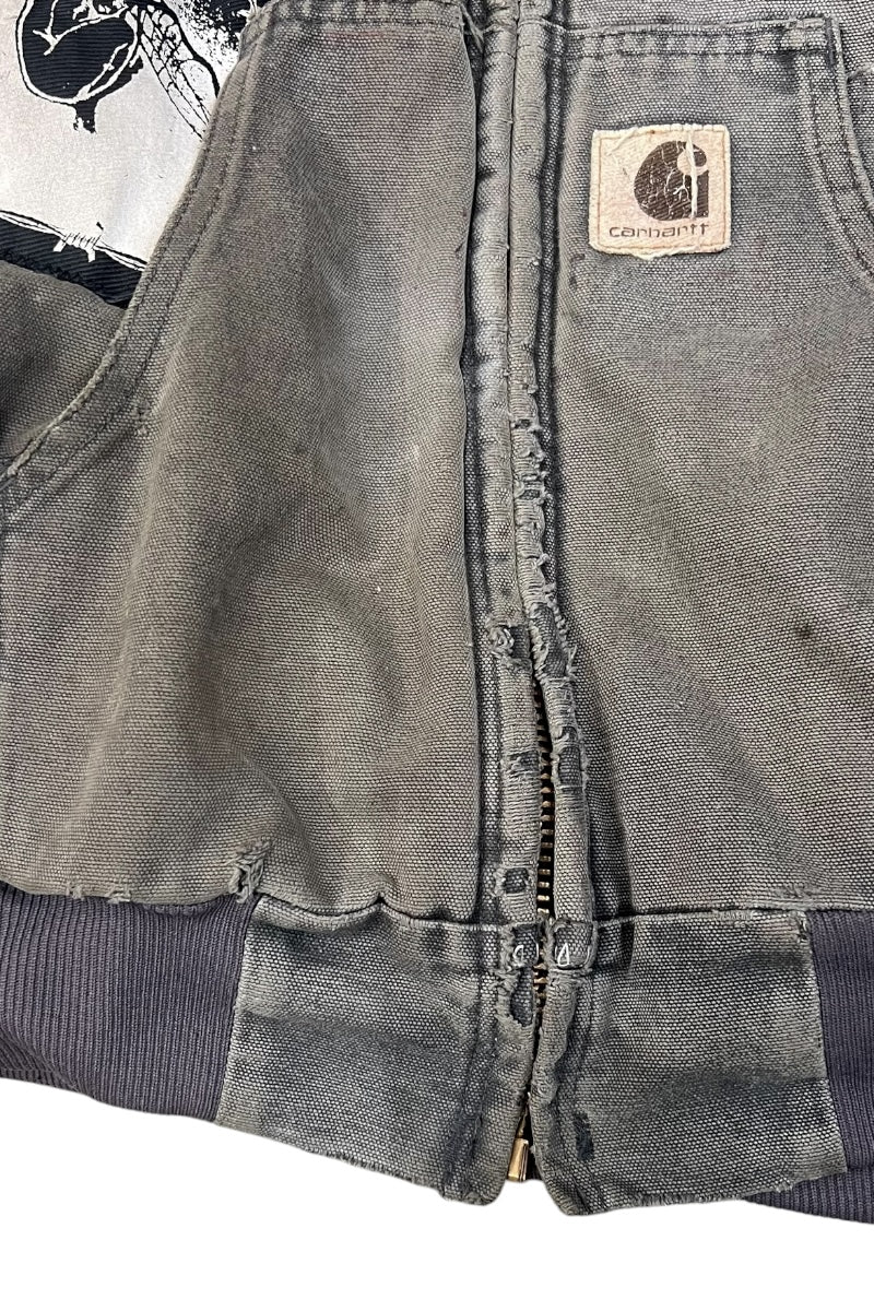 MADE IN USA 00'S CUSTOM ACTIVE JACKET USA model / GRAY [SIZE: S USED]