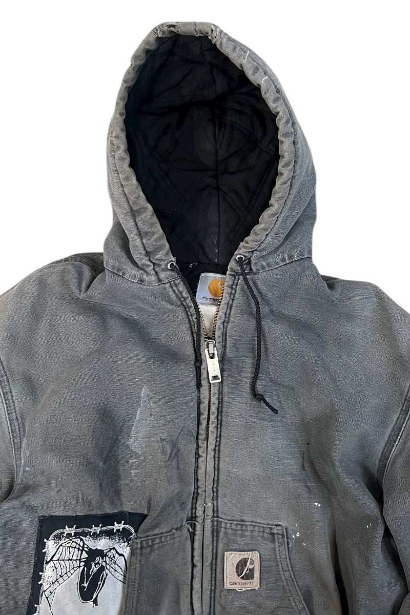 MADE IN USA 00'S CUSTOM ACTIVE JACKET USA model / GRAY [SIZE: S USED]