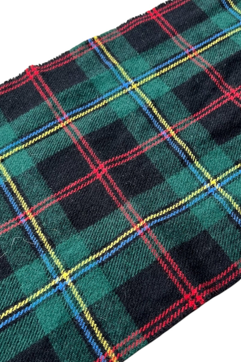 90'S LAMBS WOOL SCARF / CHECK [SIZE: ONE SIZE USED]
