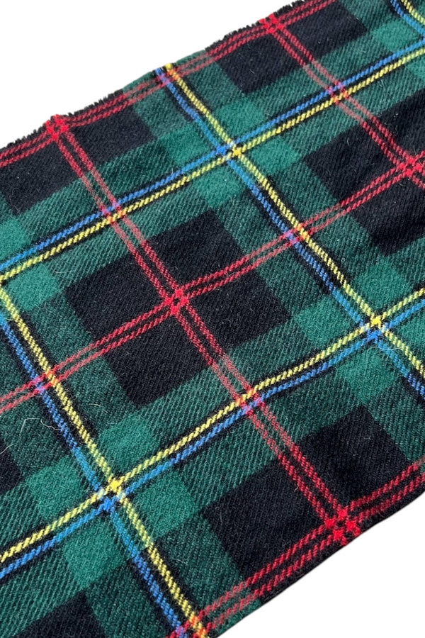 90'S LAMBS WOOL SCARF / CHECK [SIZE: ONE SIZE USED]