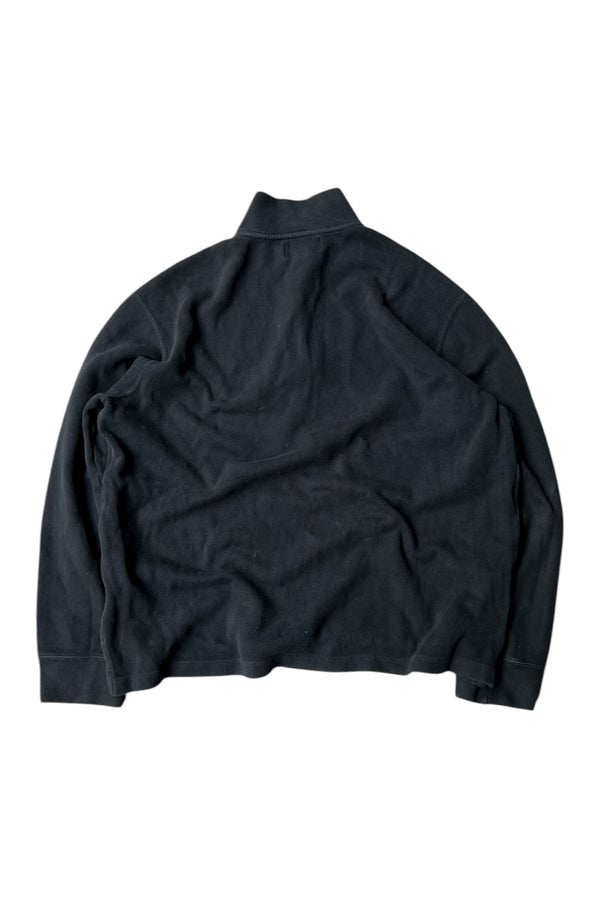 90'S HALF-ZIP SWEATSHIRT / BLACK [SIZE: L USED]