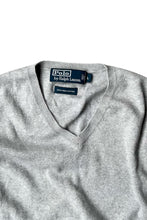 画像をギャラリービューアに読み込む, 90&#39;S COTTON KNIT VEST / GRAY [SIZE: L USED]
