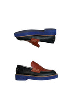 画像をギャラリービューアに読み込む, MADE IN ITALY LEATHER LOAFER / MULTI [SIZE: 41 (26cm相当) USED]
