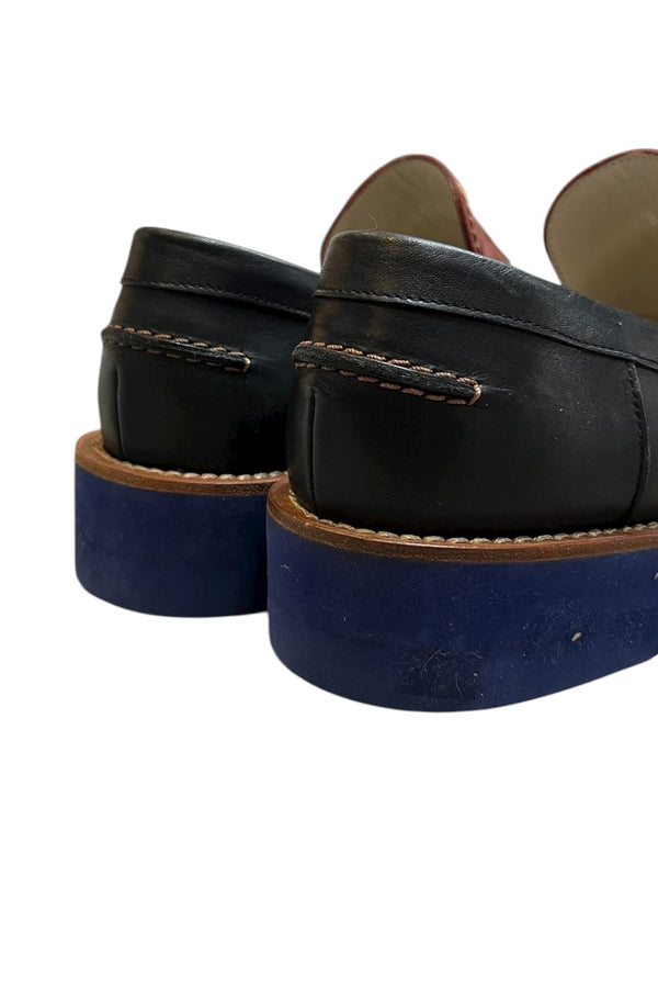 MADE IN ITALY LEATHER LOAFER / MULTI [SIZE: 41 (equivalent to 26cm) USED]