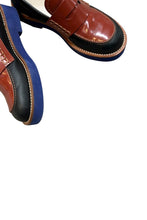 画像をギャラリービューアに読み込む, MADE IN ITALY LEATHER LOAFER / MULTI [SIZE: 41 (26cm相当) USED]
