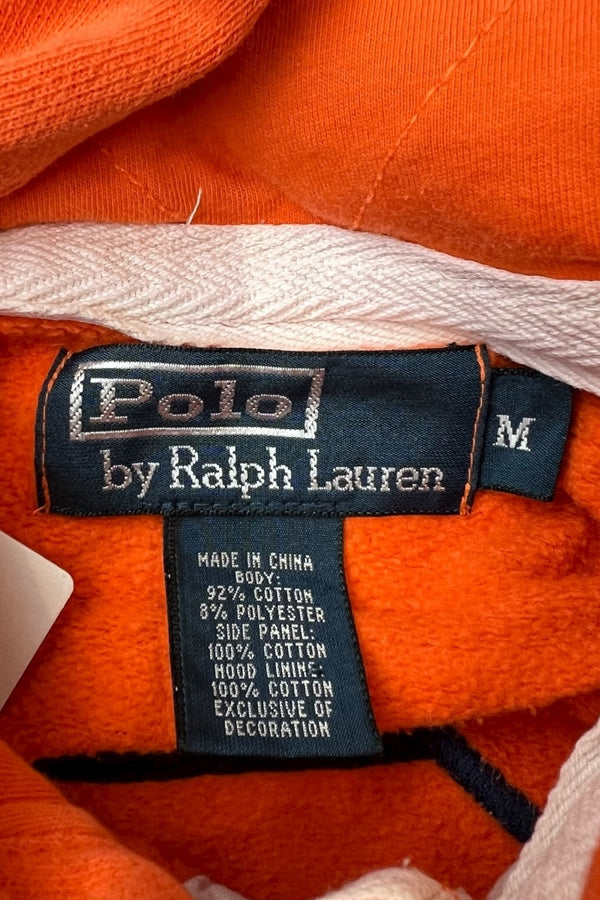 90'S EMBROIDERY SWEAT HOODIE EXCLUSIVE OF DECORATION / ORANGE [SIZE: M USED]