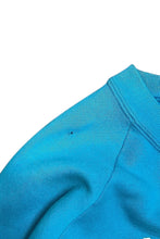 画像をギャラリービューアに読み込む, MADE IN USA 90&#39;S MESSAGE SWEATSHIRT / BLUE [SIZE: L USED]
