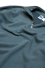 画像をギャラリービューアに読み込む, MADE IN USA 90&#39;S HALF-ZIP SWEATSHIRT / KHAKI [SIZE: L USED]
