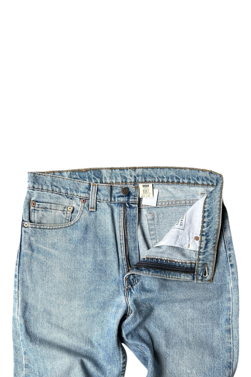MADE IN USA 95'S 512 DENIM PANTS / INDIGO [SIZE: W34 USED]