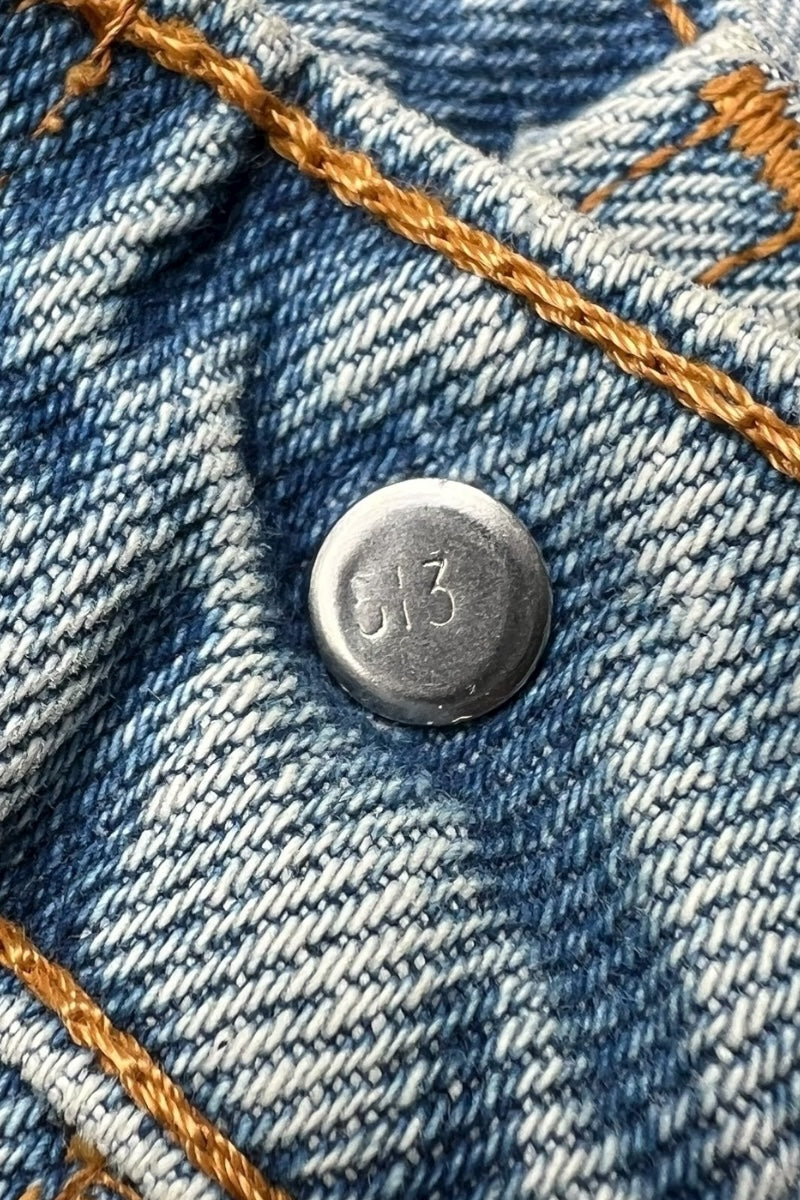 MADE IN USA 95'S 512 DENIM PANTS / INDIGO [SIZE: W34 USED]