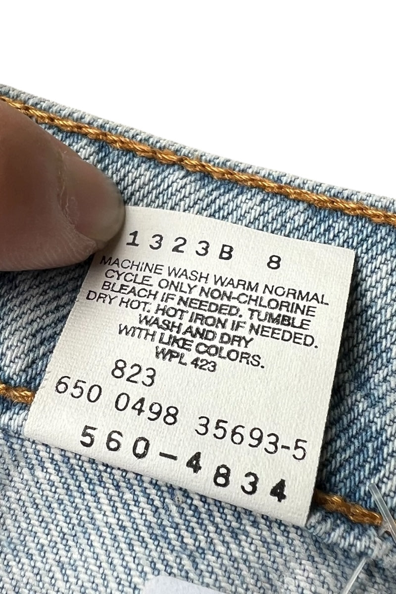 MADE IN USA 90'S 560 DENIM PANTS / INDIGO [SIZE: W33 USED]