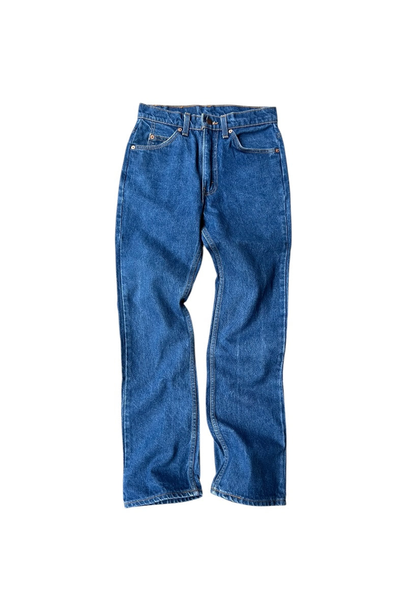 MADE IN USA 98'S 517 DENIM PANTS ORANGE TAB / INDIGO [SIZE: 30 USED]