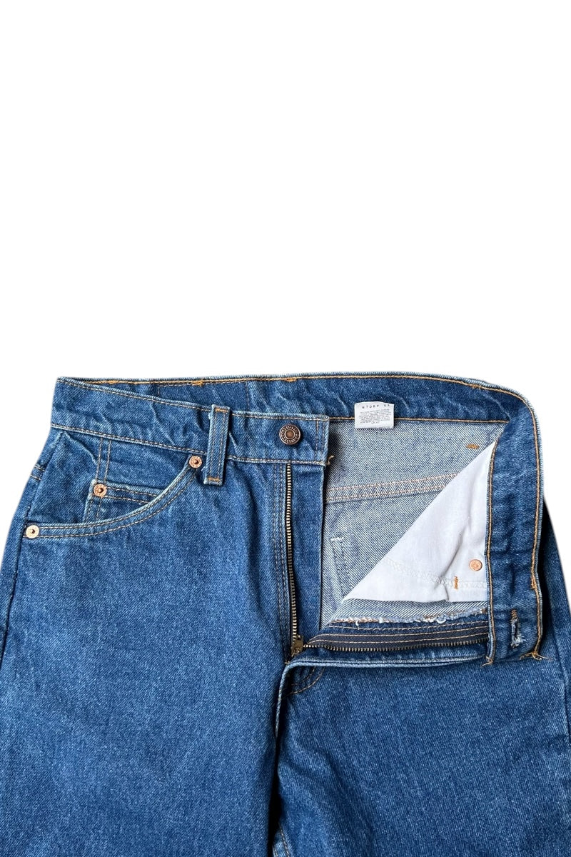 MADE IN USA 98'S 517 DENIM PANTS ORANGE TAB / INDIGO [SIZE: 30 USED]