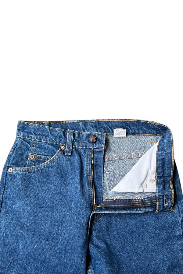 MADE IN USA 98'S 517 DENIM PANTS ORANGE TAB / INDIGO [SIZE: 30 USED]
