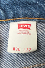 画像をギャラリービューアに読み込む, MADE IN USA 98&#39;S 517 DENIM PANTS ORANGE TAB / INDIGO [SIZE: 30 USED]
