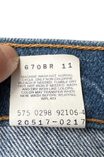 画像をギャラリービューアに読み込む, MADE IN USA 98&#39;S 517 DENIM PANTS ORANGE TAB / INDIGO [SIZE: 30 USED]
