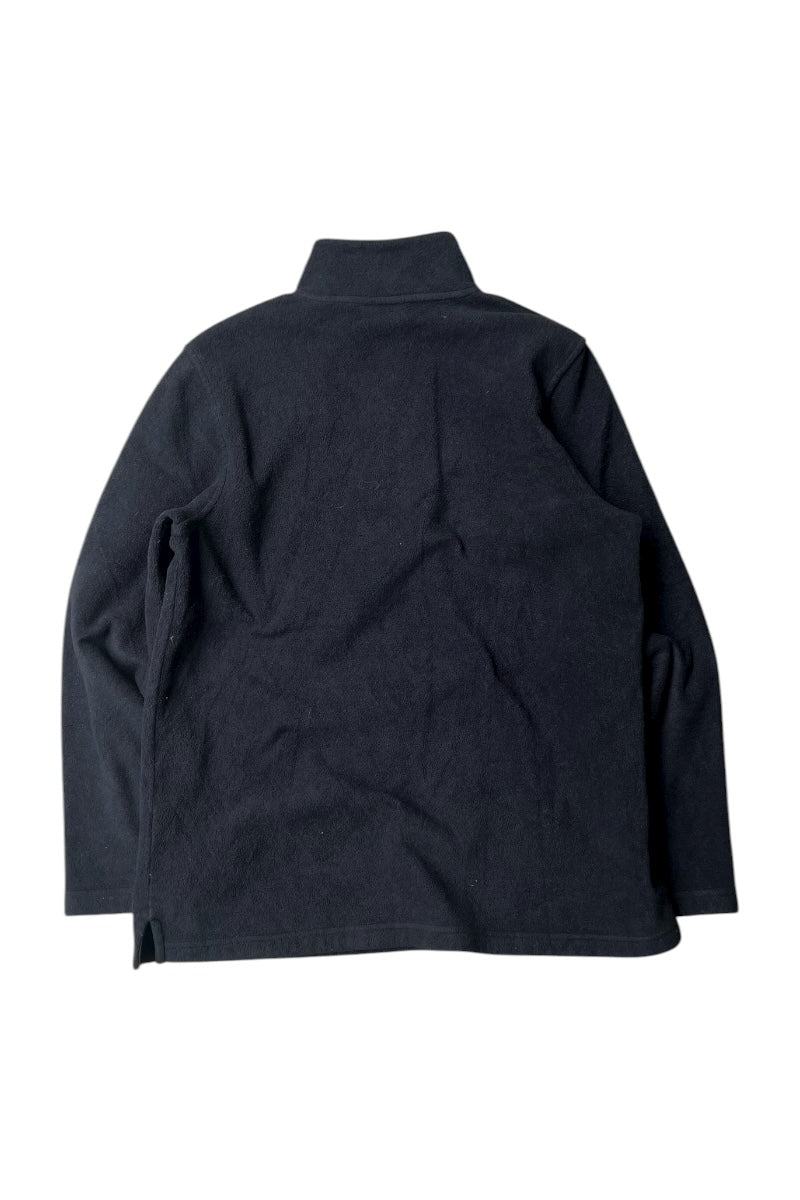 90'S HALF-ZIP FLEECE / BLACK [SIZE: S USED]