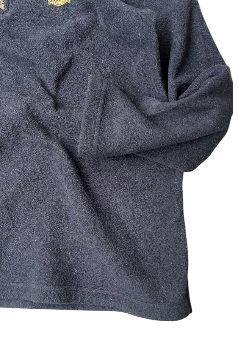 90'S HALF-ZIP FLEECE / BLACK [SIZE: S USED]