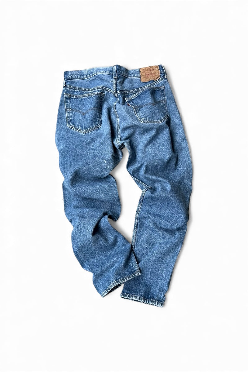 MADE IN USA 80'S 501 DENIM PANTS / INDIGO [SIZE: 34 USED]