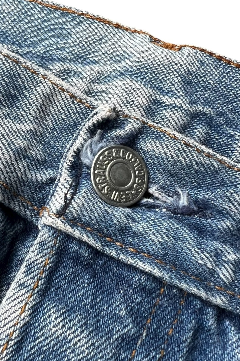 MADE IN USA 80'S 501 DENIM PANTS / INDIGO [SIZE: 34 USED]