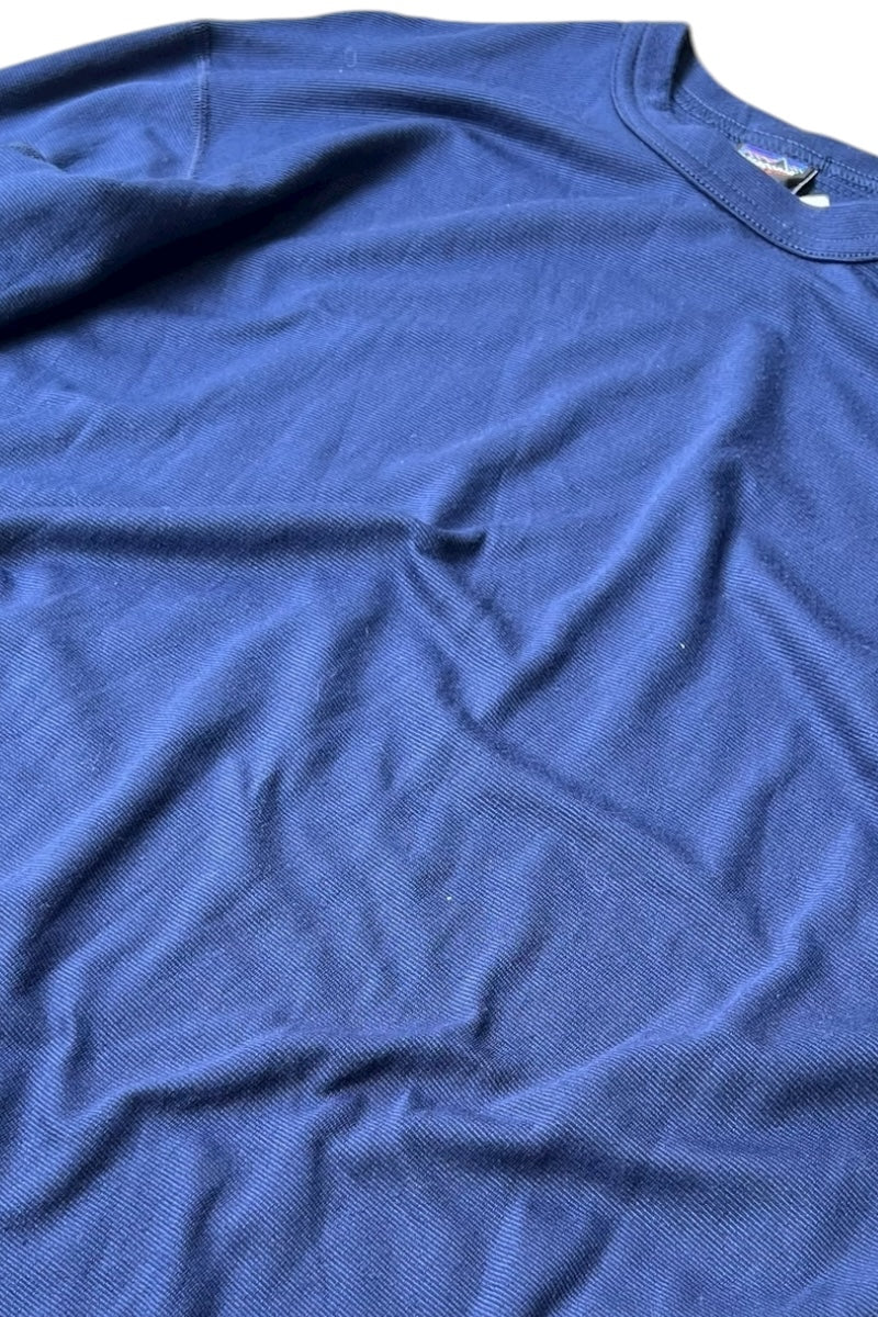 MADE IN USA 99'S CAPILENE L/S T-SHIRT / NAVY [SIZE: L USED]