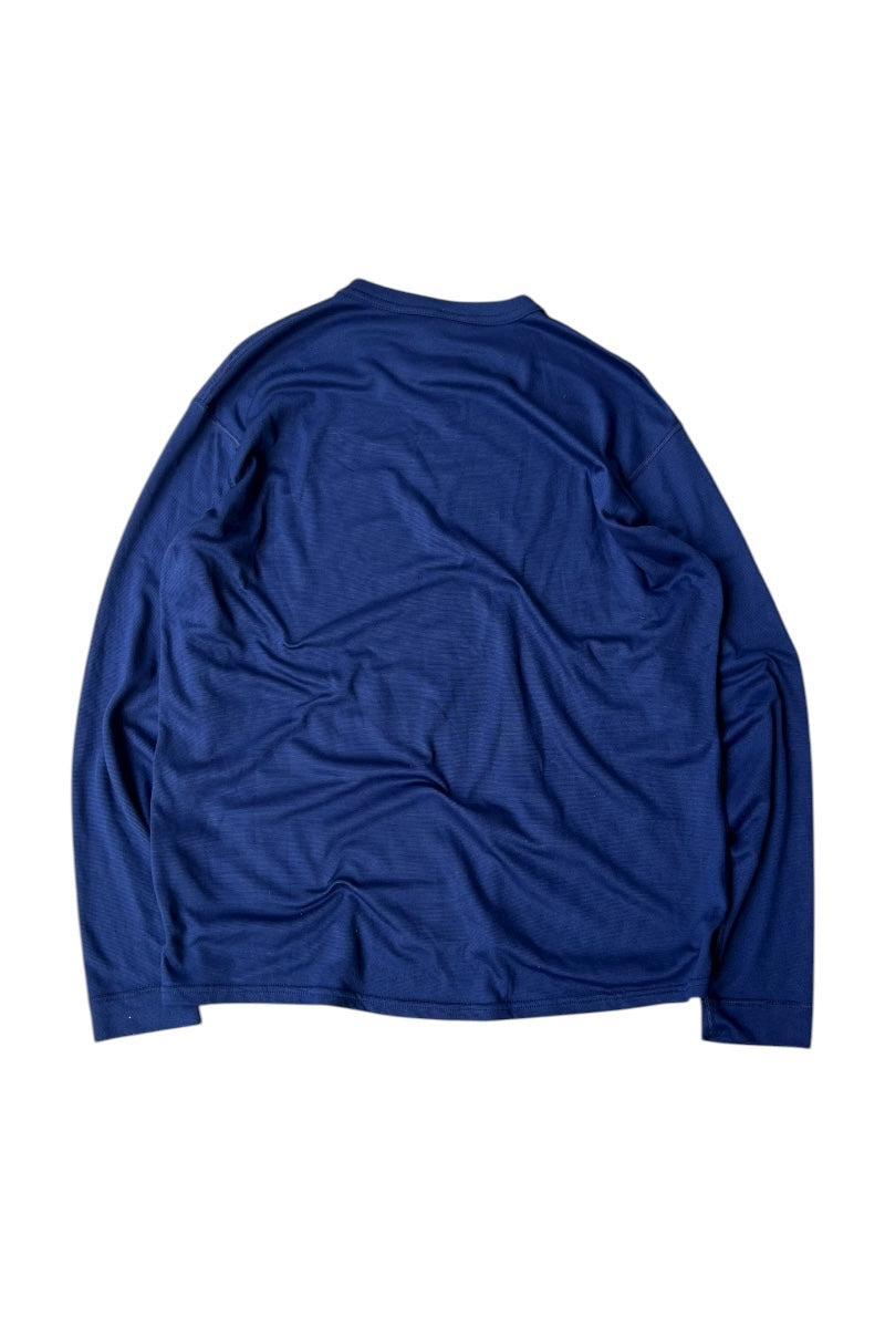 MADE IN USA 99'S CAPILENE L/S T-SHIRT / NAVY [SIZE: L USED]