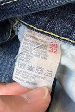 画像をギャラリービューアに読み込む, 90&#39;S DENIM CARGO PANTS / BLACK [SIZE: 30 USED]
