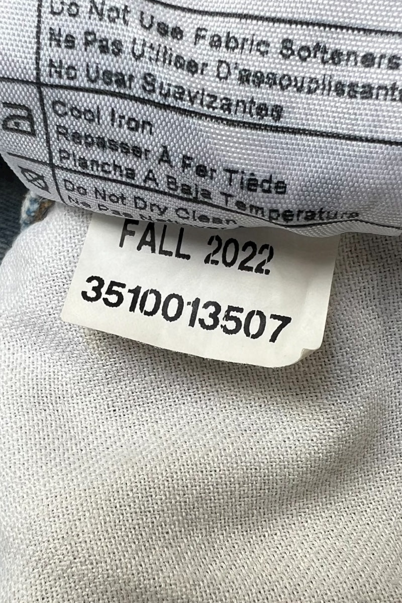 MADE IN MEXICO 22'S DENIM PAINTER PANTS / BLUE [SIZE: 33 USED]